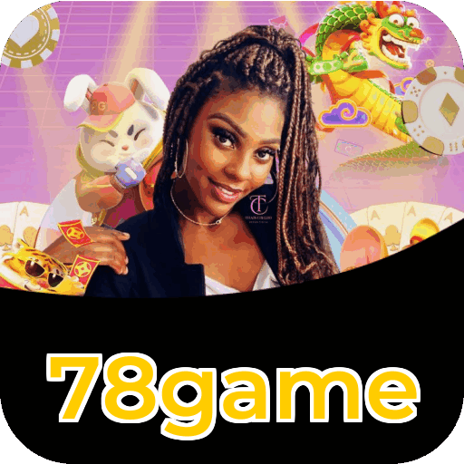 Plataforma 78game mostrando interface moderna, jogos certificados e recursos de segurança licenciados